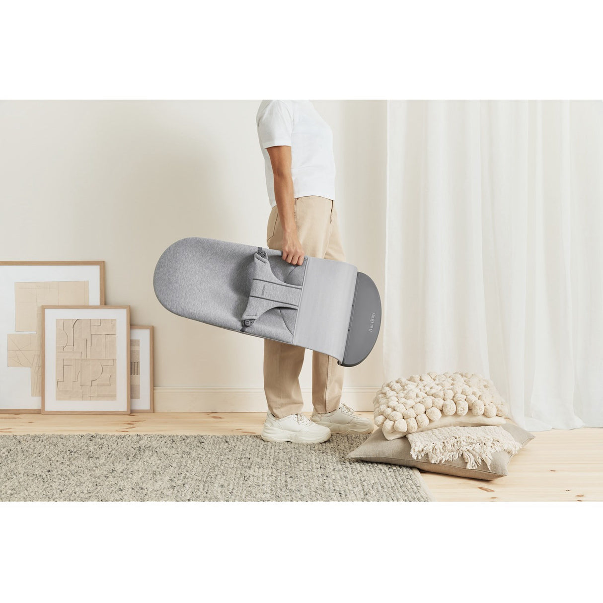 BabyBjörn Light Grey Bouncer Bliss