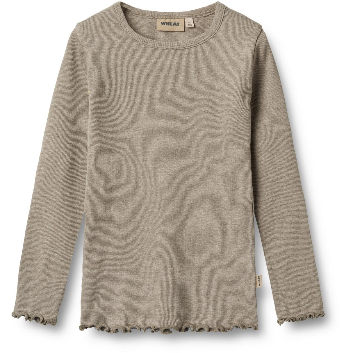 Wheat Gravel Melange Blouse Ida
