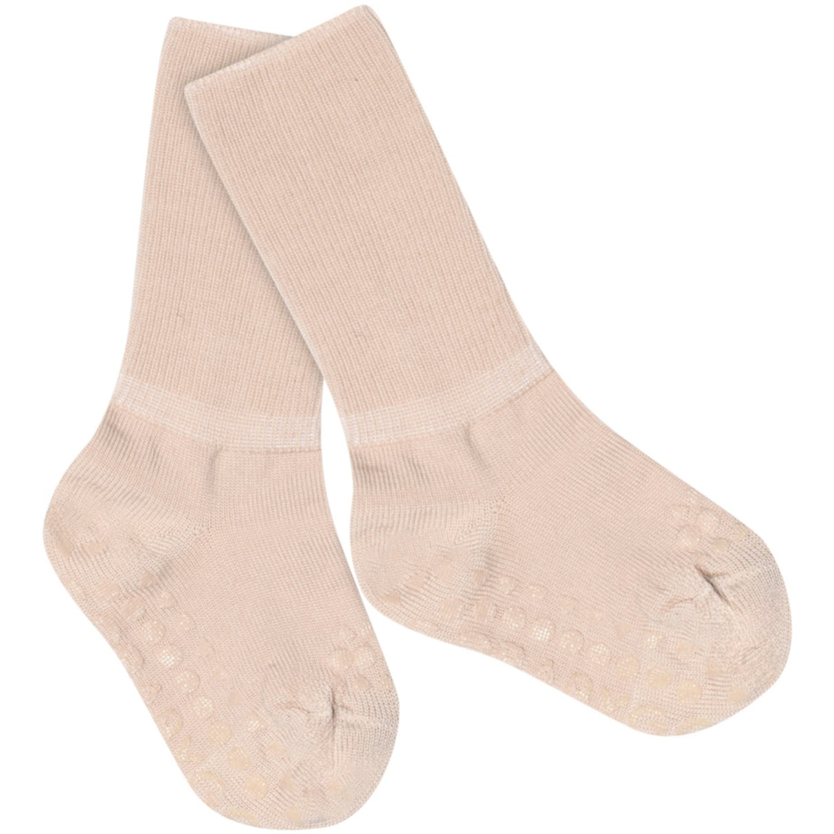 Gobabygo Rose Dust Non-Slip Socks In Merino Wool