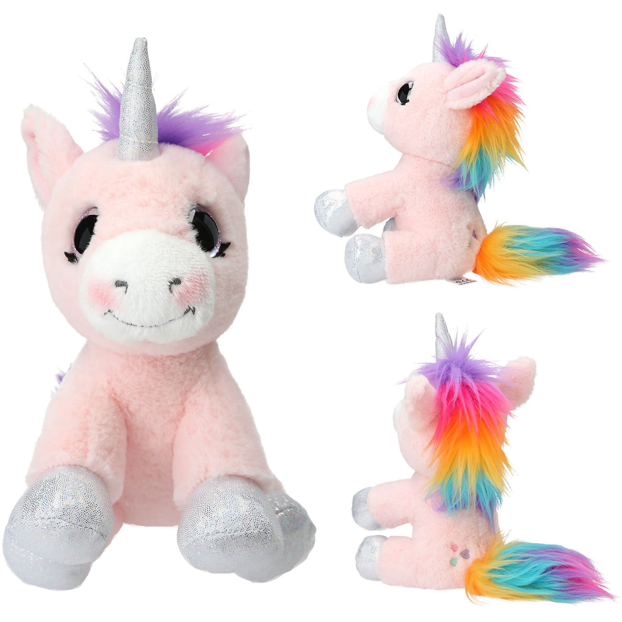 Ylvi Pink Plush Unicorn 21 Cm