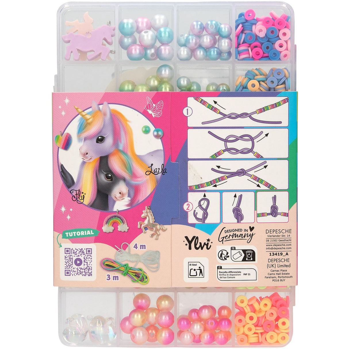 Ylvi DIY Rainbow Beads Set