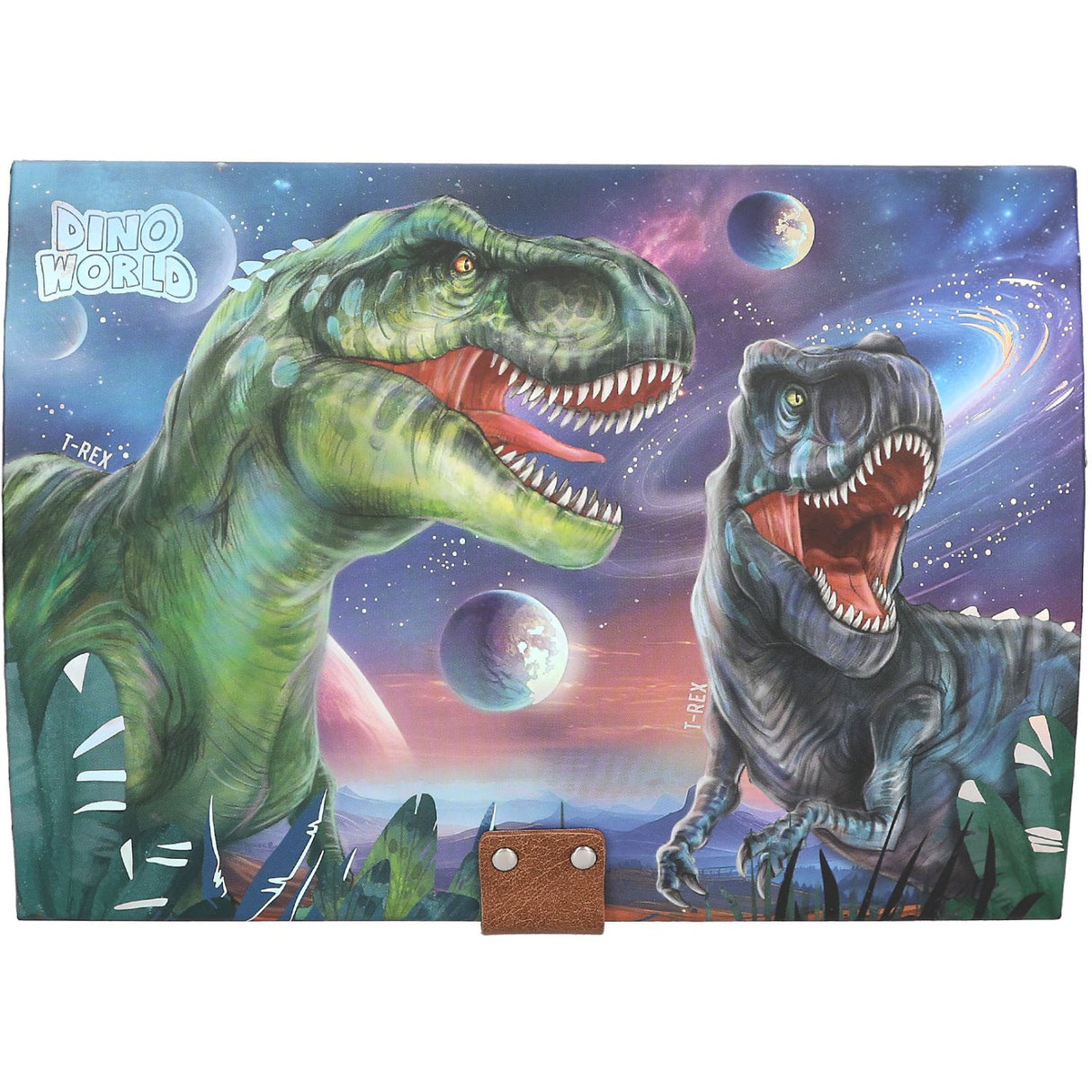 Dino World Treasure Chest With Code, Sound And Light