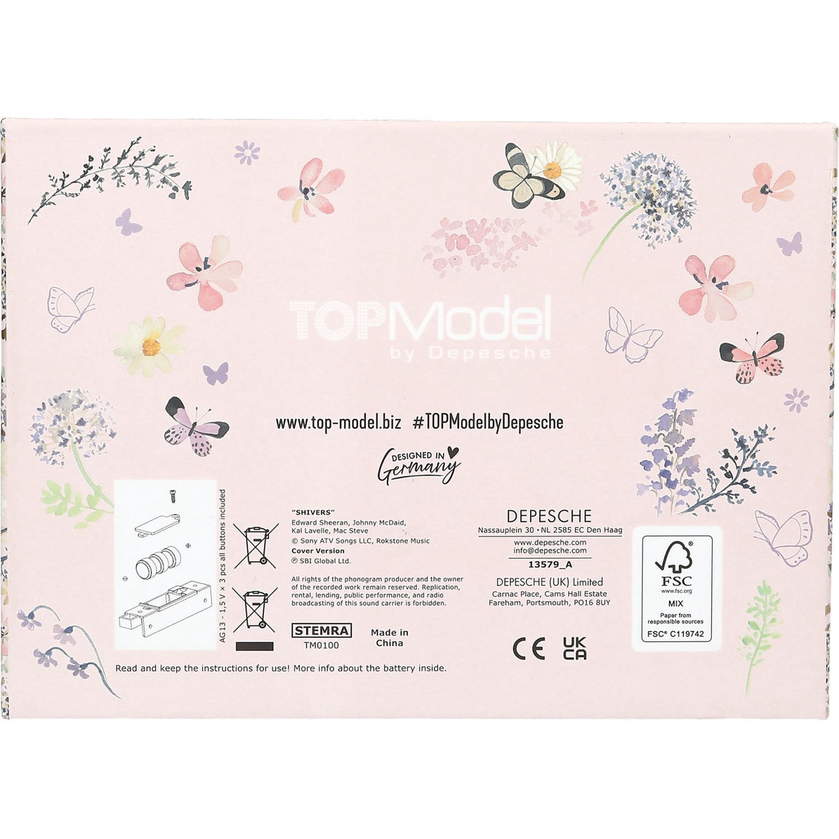 TOPModel Summer Feeling Jewellery Box With Code And Sound