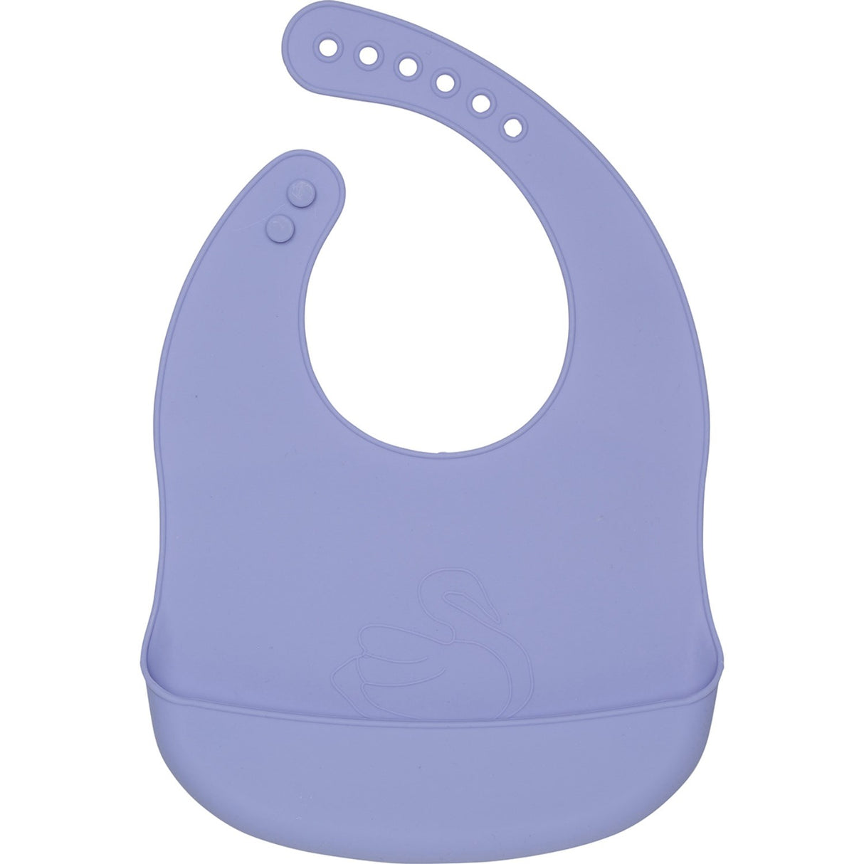 By Lille Vilde Lavender Bibs - Swan 1pcs