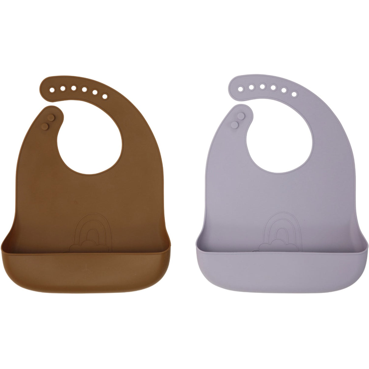 By Lille Vilde Lilac & Cocoa Bibs - Rainbow 2pcs