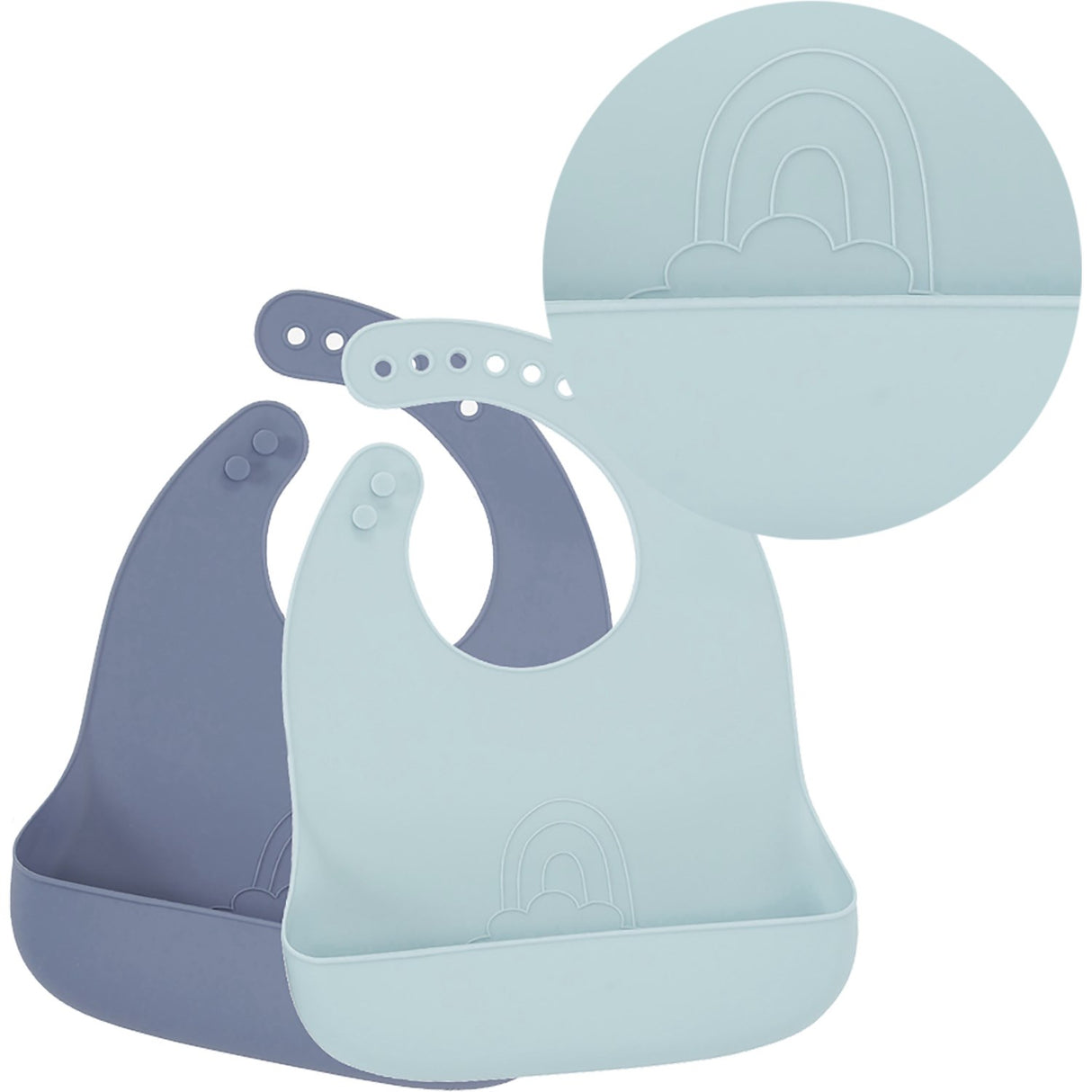 By Lille Vilde Dusk & Sky Bibs - Rainbow 2pcs