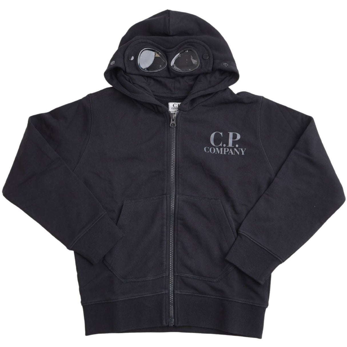 C.P. Company Black Zip Sweatshirt/Hood