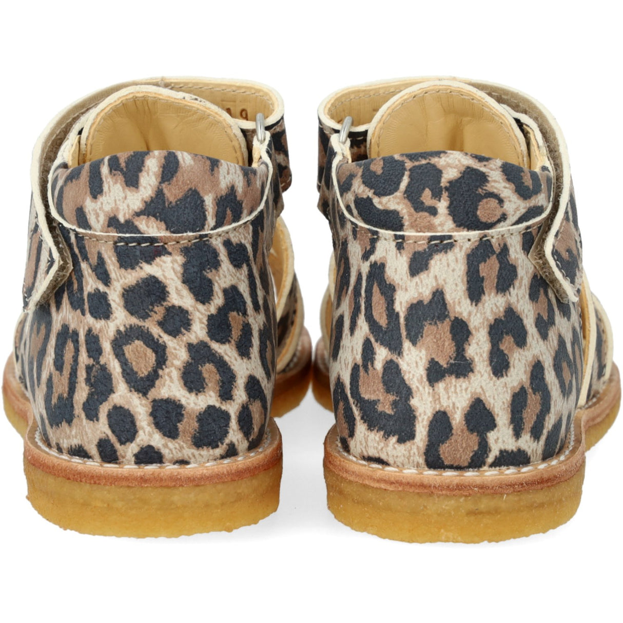 Angulus Leopard suede Beginner Sandal Med Velcro Closure