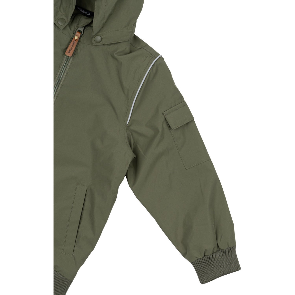 Mikk-Line Dusty Olive Shell Jacket