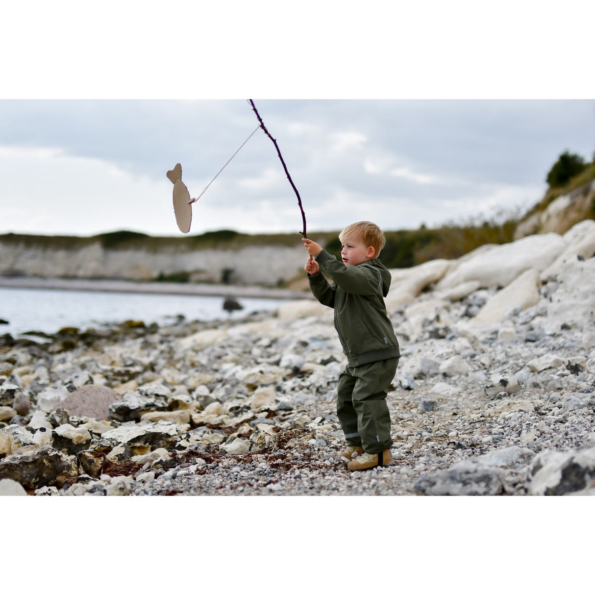 Mikk-Line Dusty Olive Shell Jacket