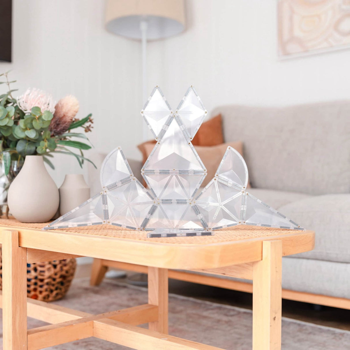 Connetix Clear Shape Expansion Pack 24 Pieces