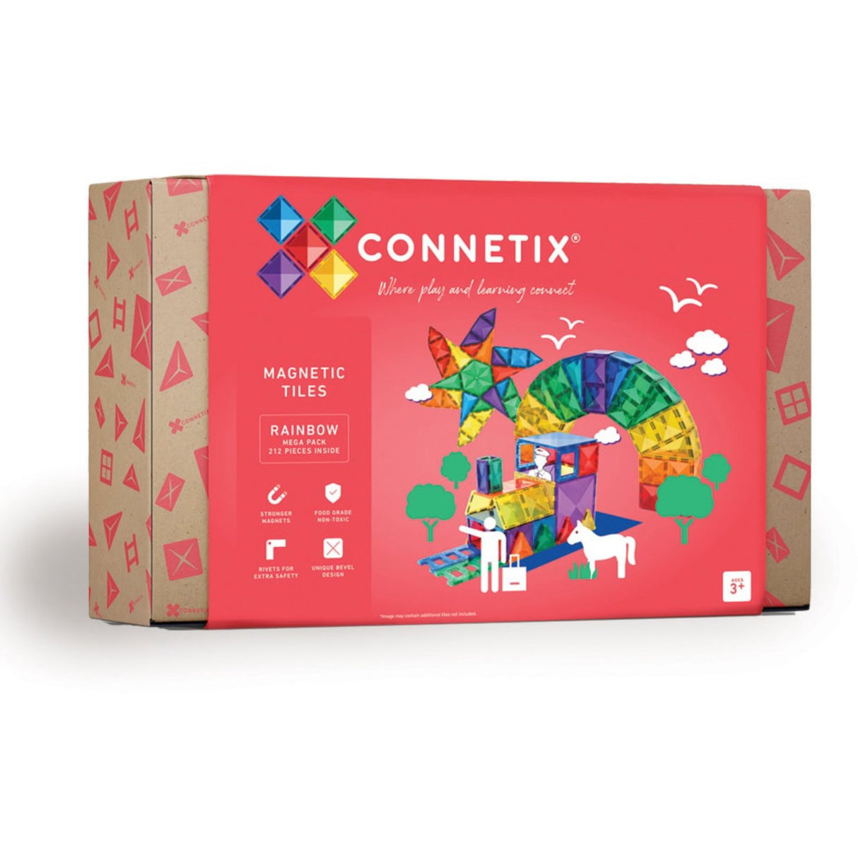Connetix Rainbow Mega Pack 212 Pieces