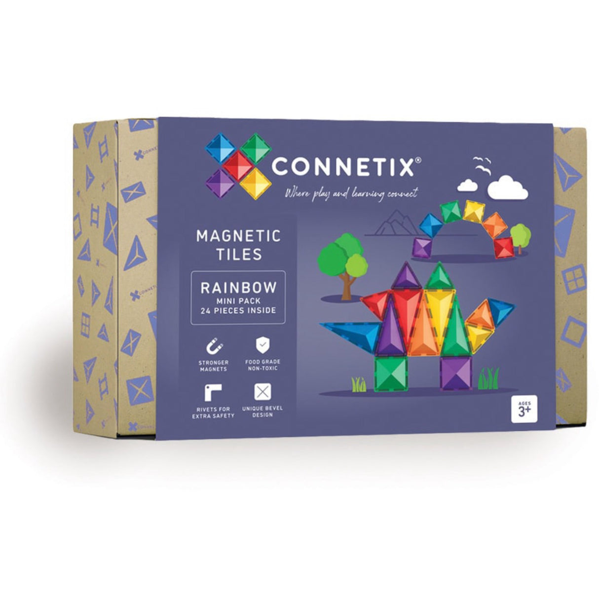 Connetix Rainbow Mini Pack 24 Pieces