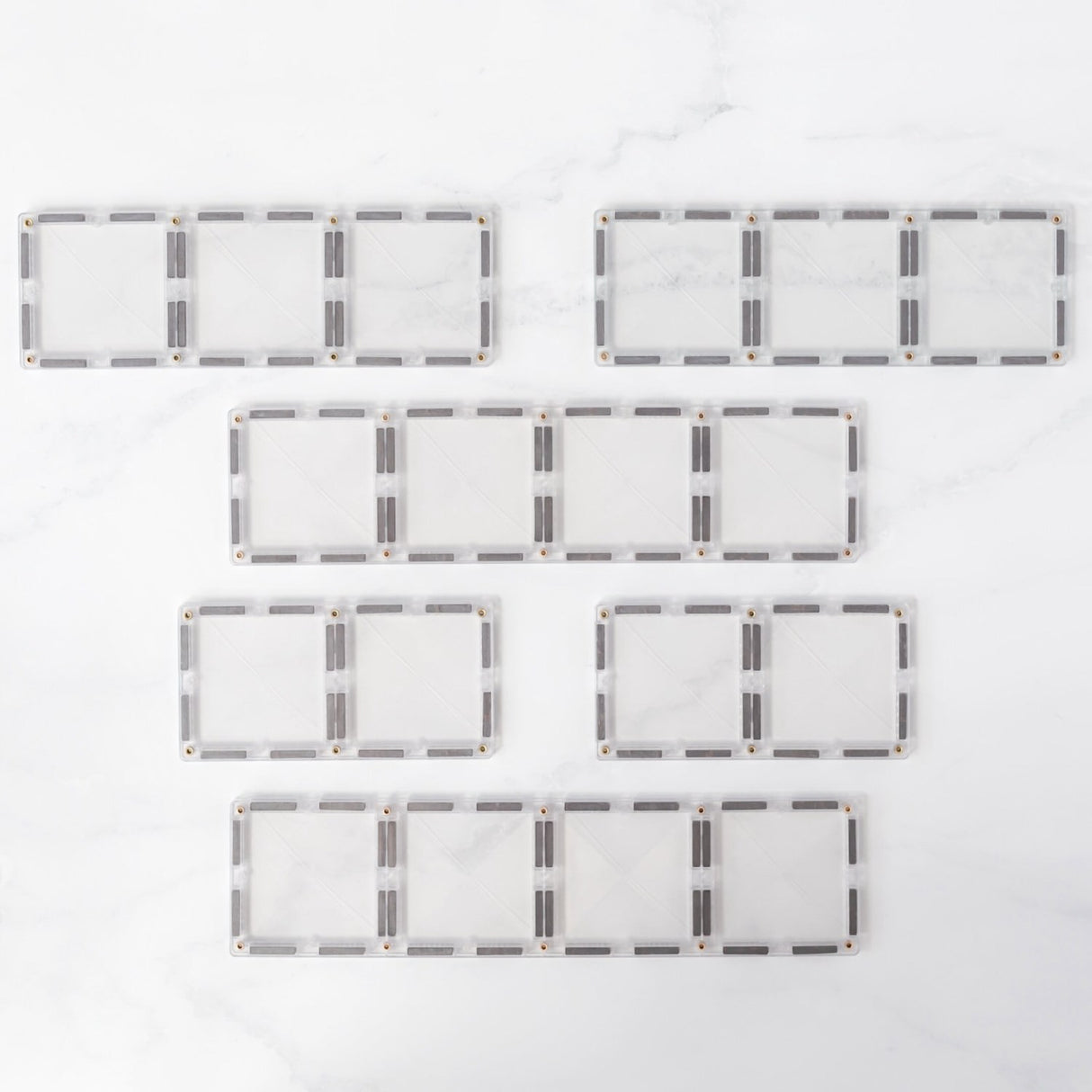 Connetix Clear Rectangle Pack 12 Pieces