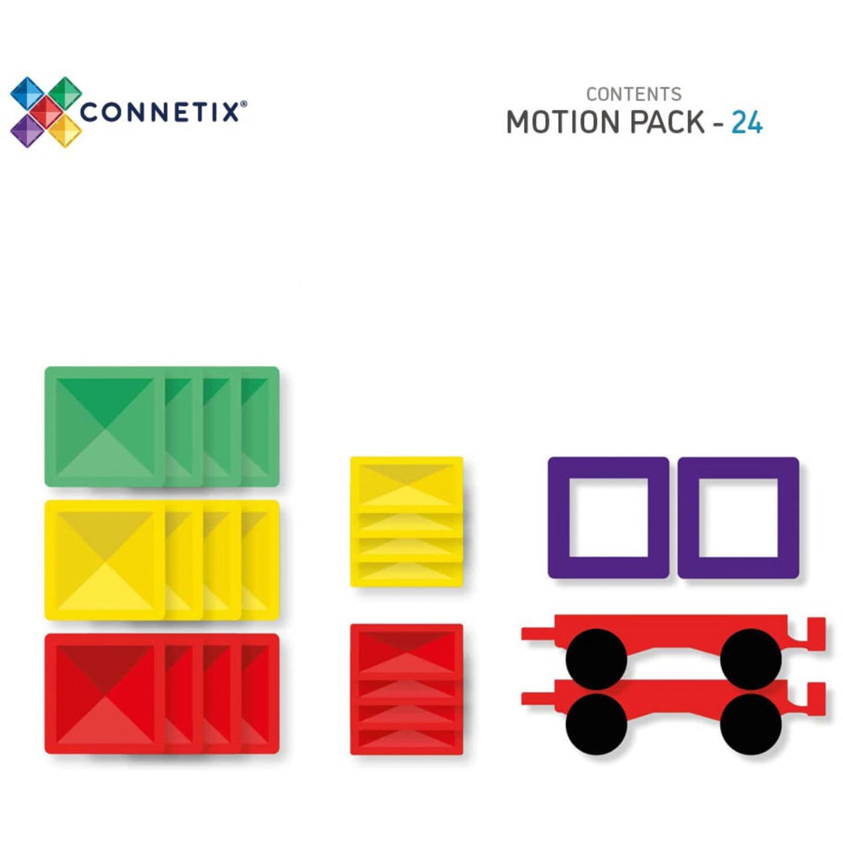 Connetix Rainbow Motion Pack 24 Pieces