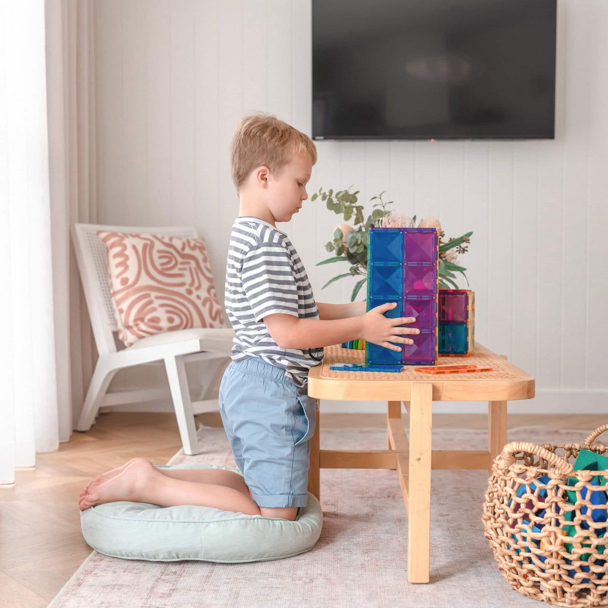 Connetix Rainbow Rectangle Pack 18 Pieces