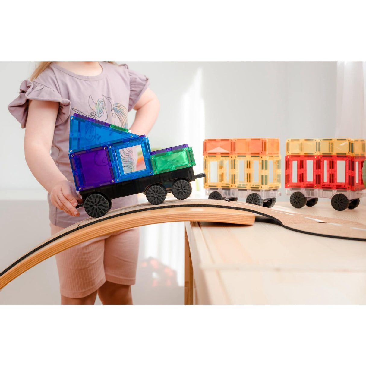 Connetix Rainbow Transport Pack 50 Pieces