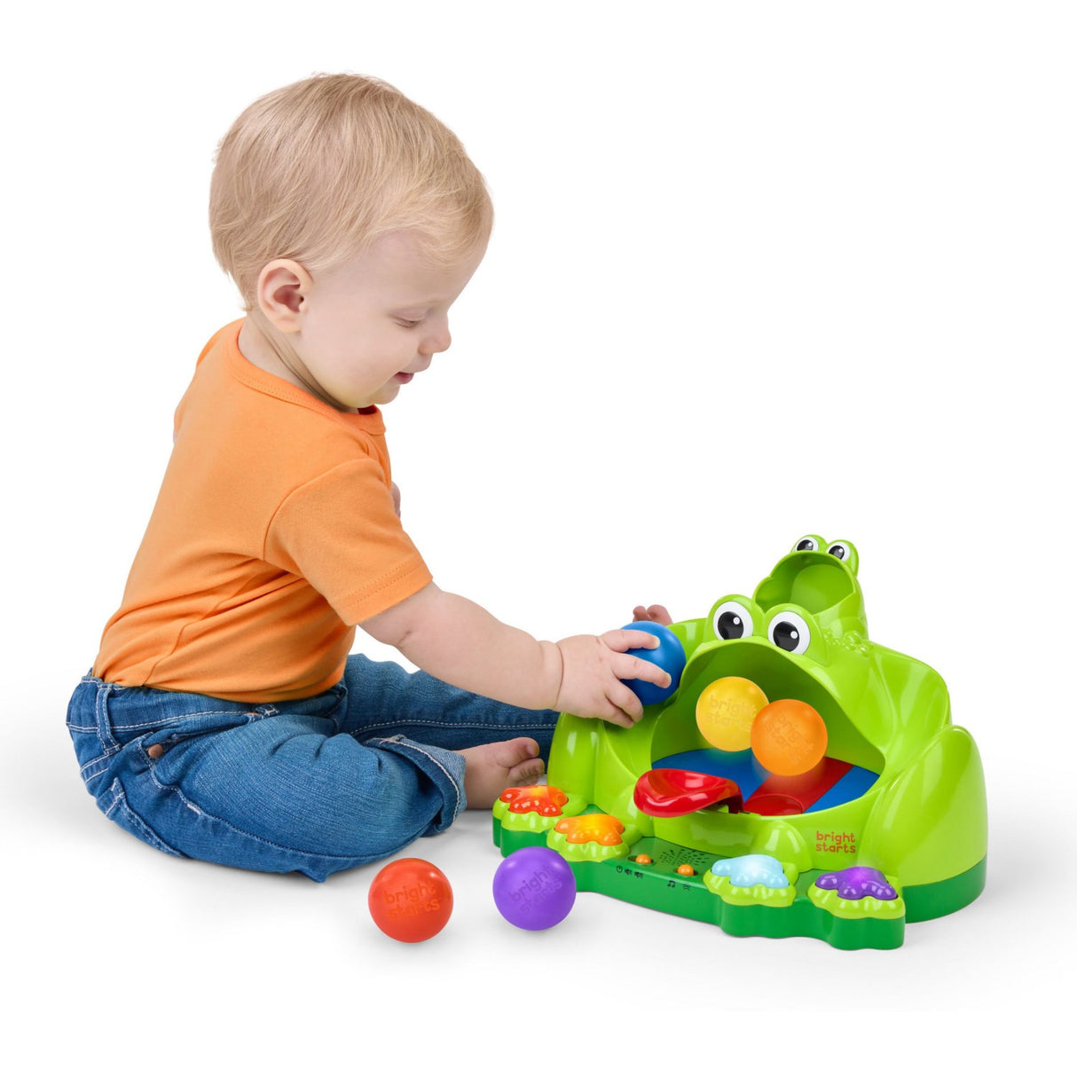 Bright Starts Poppin' Ball Frog™ Ball Play Toy