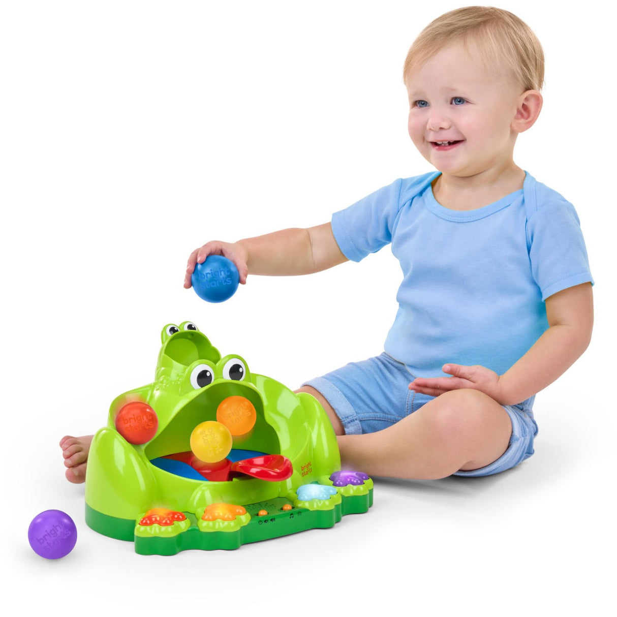 Bright Starts Poppin' Ball Frog™ Ball Play Toy