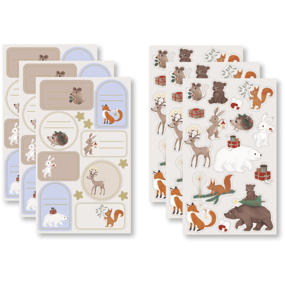 FILIBABBA Forest Friends Stickers Wonderful Winter
