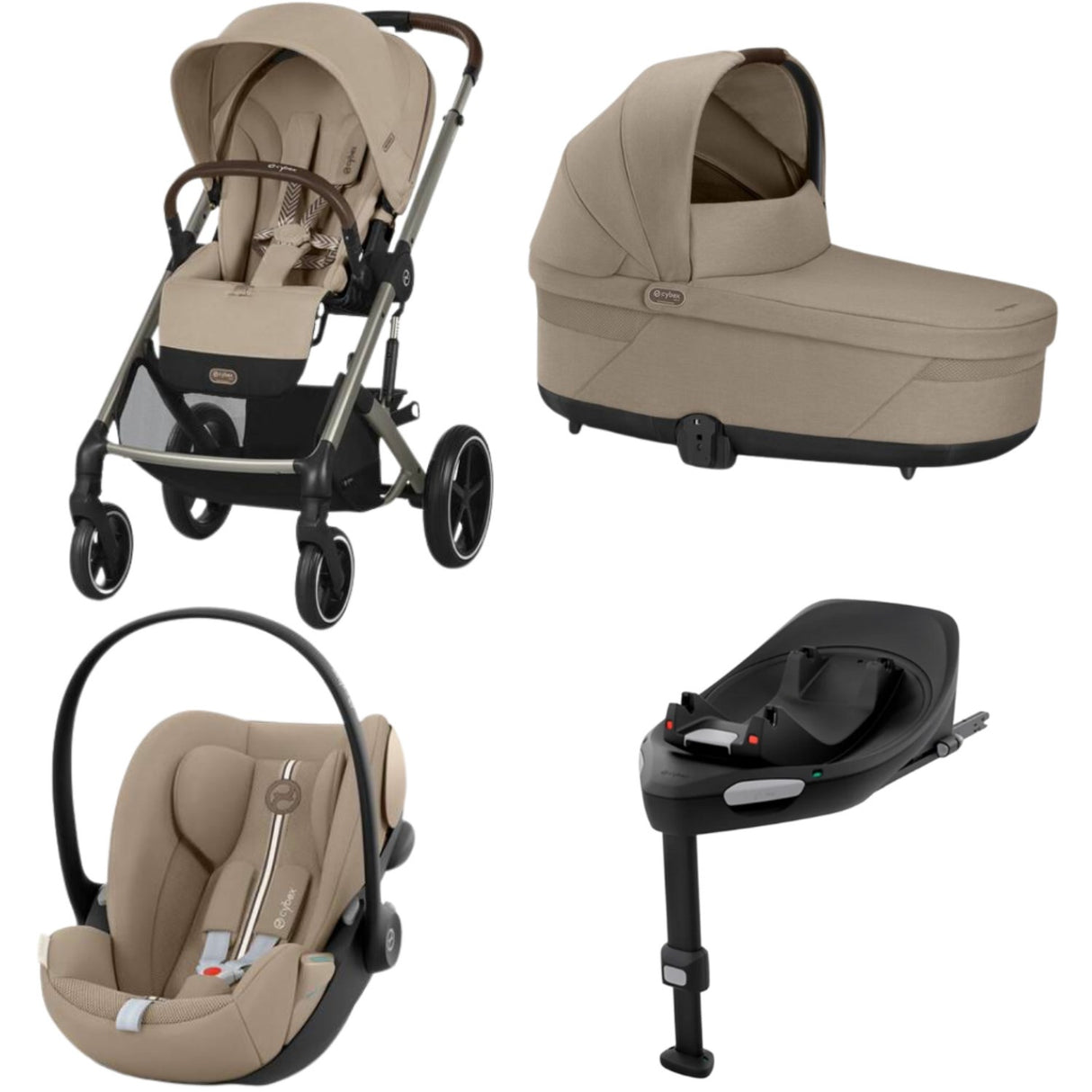 Cybex Almond Beige Balios S Lux Bundle