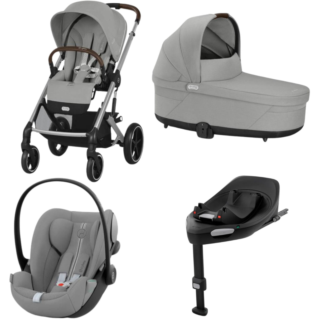 Cybex Stone Grey Balios S Lux Bundle