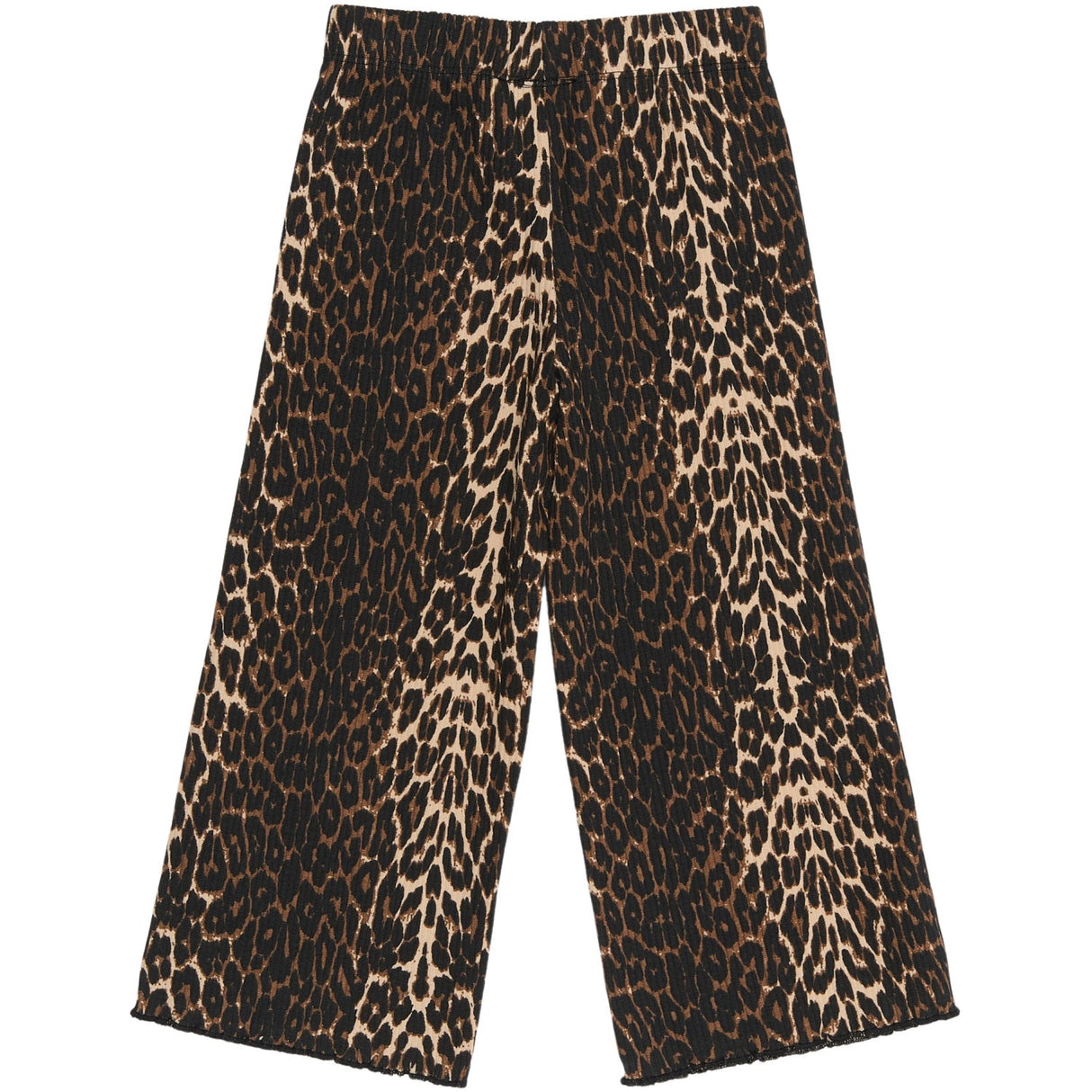 THE NEW Siblings Oxford Tan AOP Ellie Wide Rib Pants