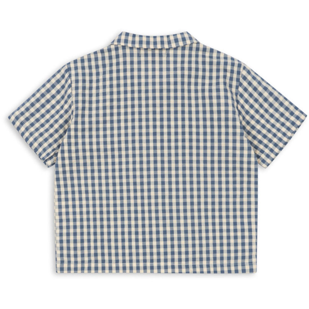 Konges Sløjd Captains Blue Check Kim Ss Shirt Gots