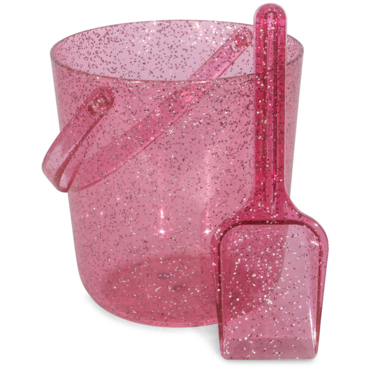 Konges Sløjd Sparkling Pink Beach Bucket And Shovel Glitter
