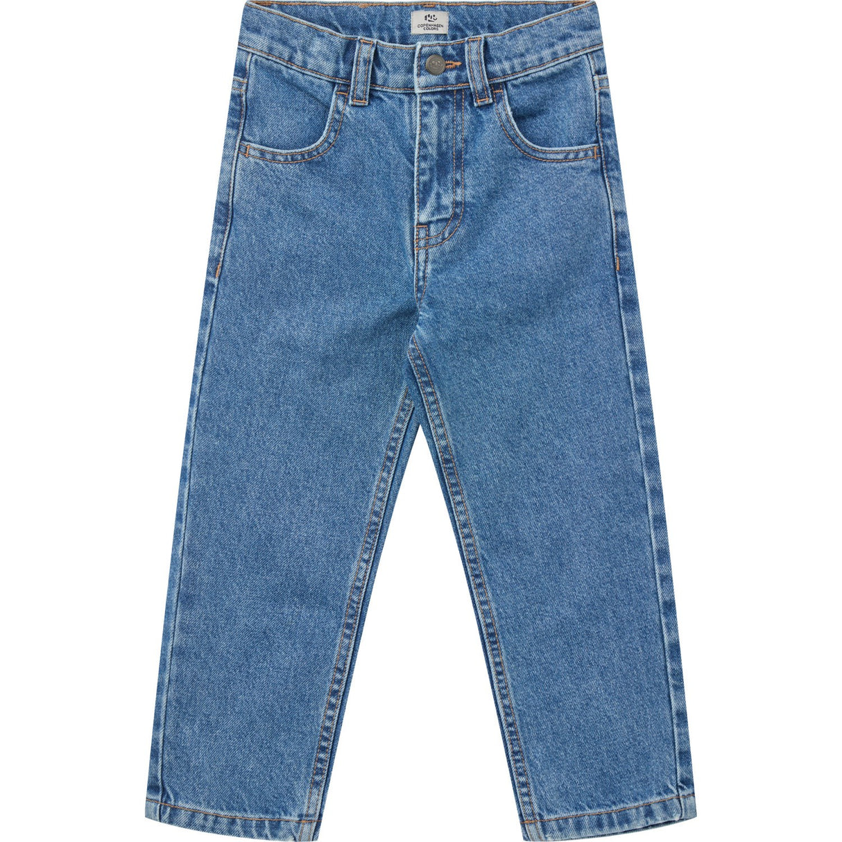 Copenhagen Colors Indigo Blue Washed Organic Junior Jeans Regular Fit