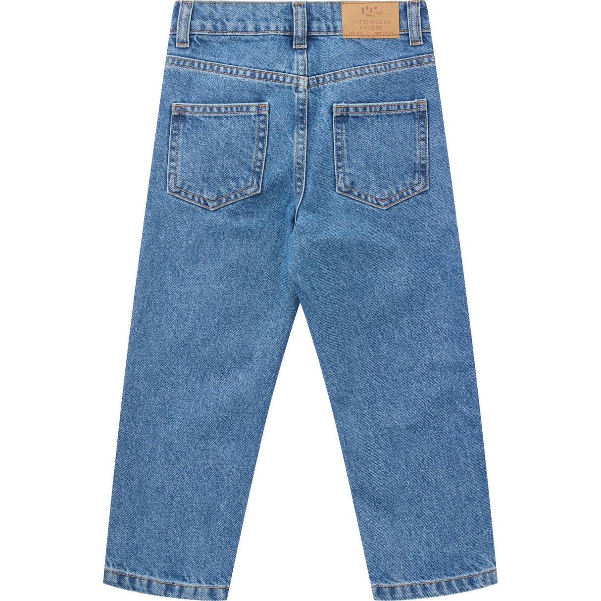 Copenhagen Colors Indigo Blue Washed Organic Junior Jeans Regular Fit