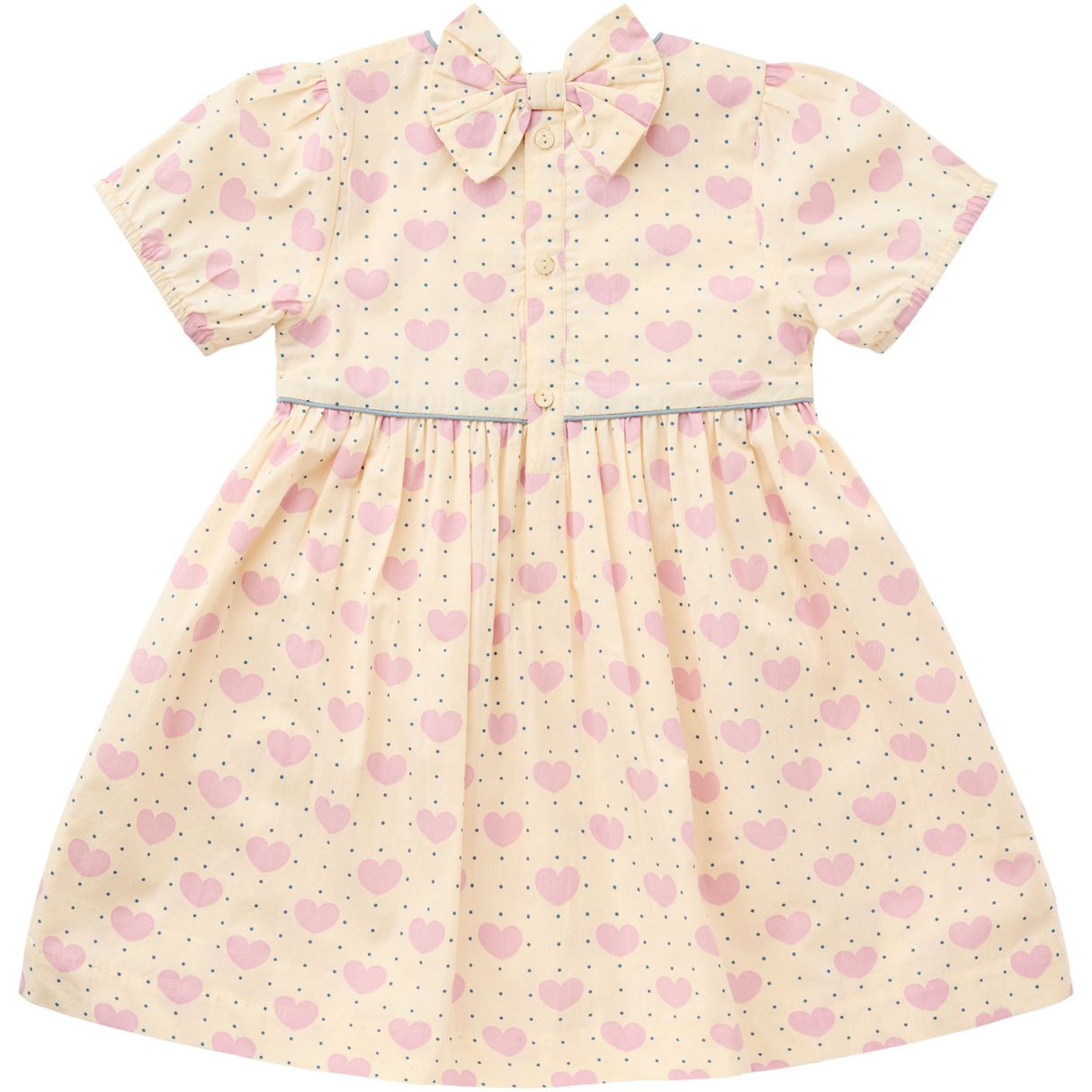 COPENHAGEN COLORS Heart Aop Heart & Dots Dress