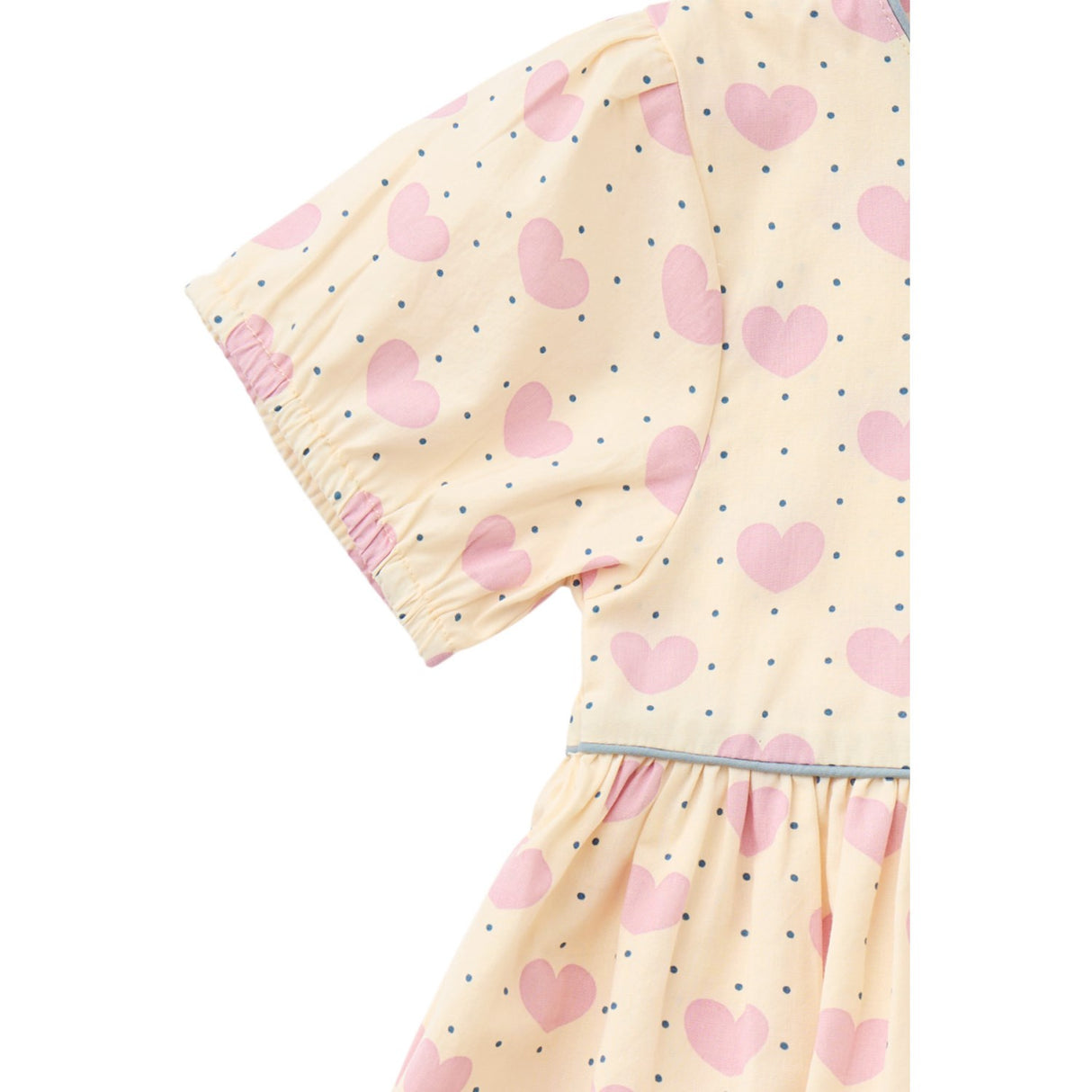 COPENHAGEN COLORS Heart Aop Heart & Dots Dress