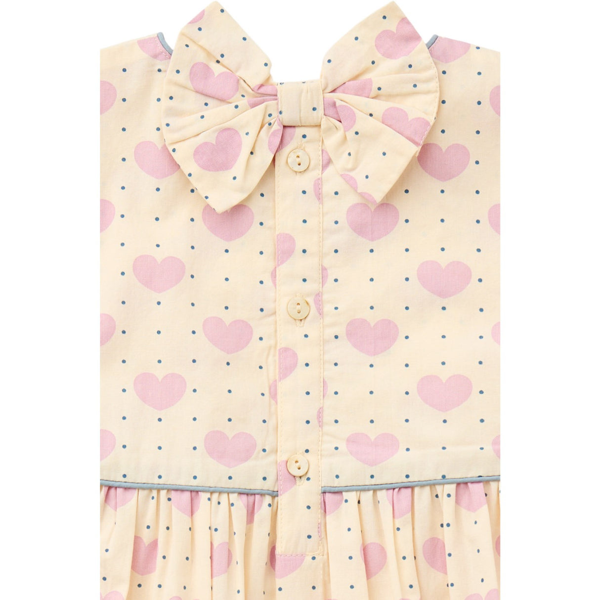 COPENHAGEN COLORS Heart Aop Heart & Dots Dress
