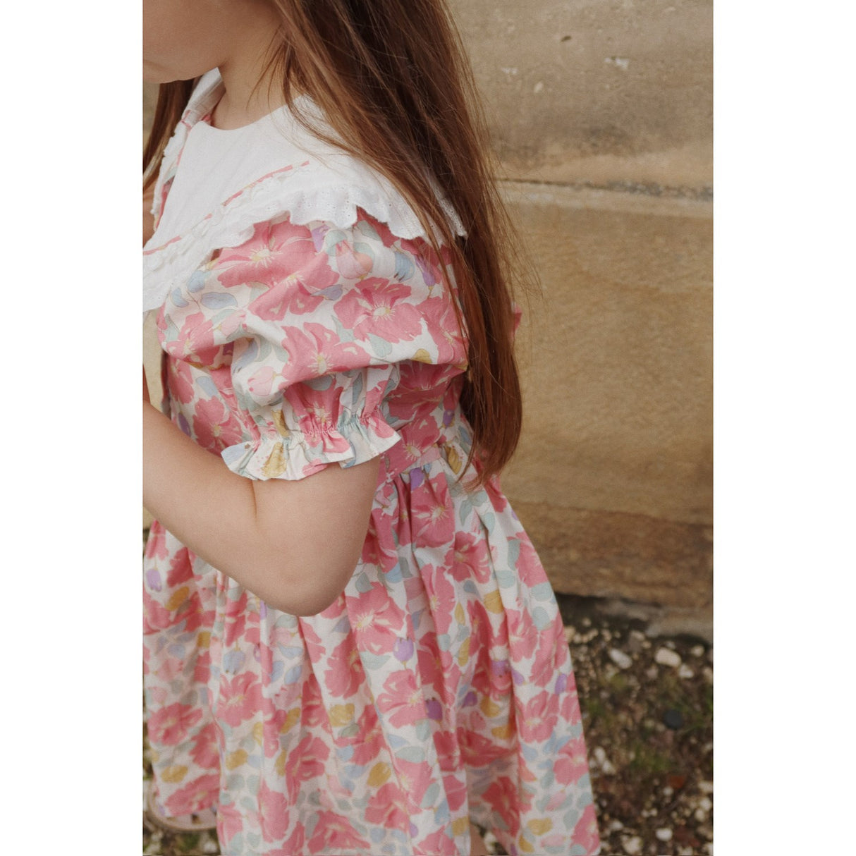 Konges Sløjd Fleur Anglaise Coeur Collar Dress Gots