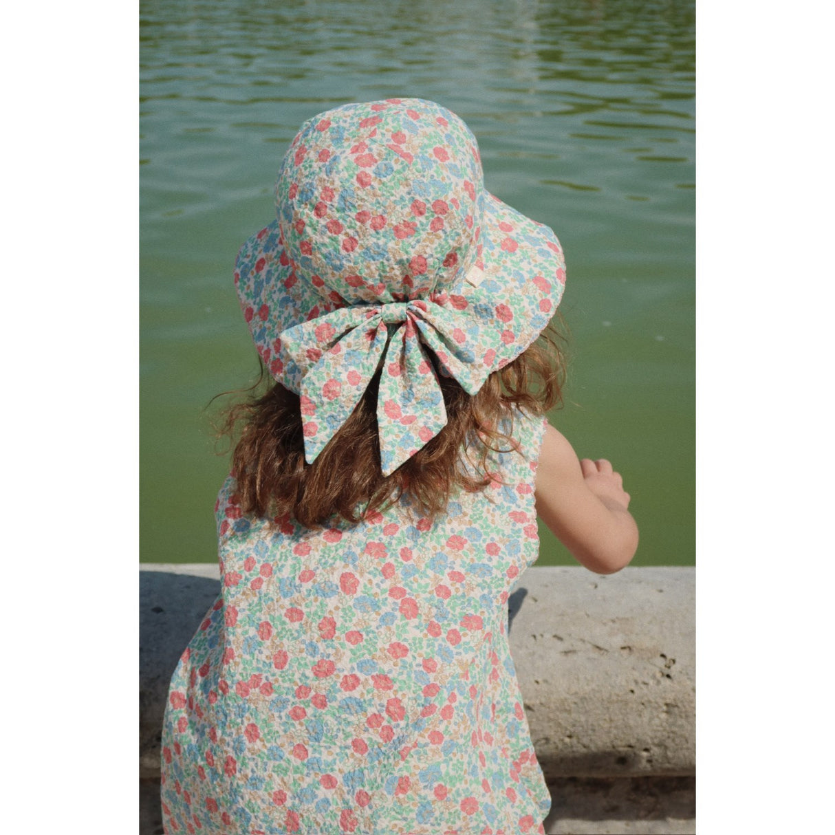 Konges Sløjd Fiola Elin Bow Sun hat Gots