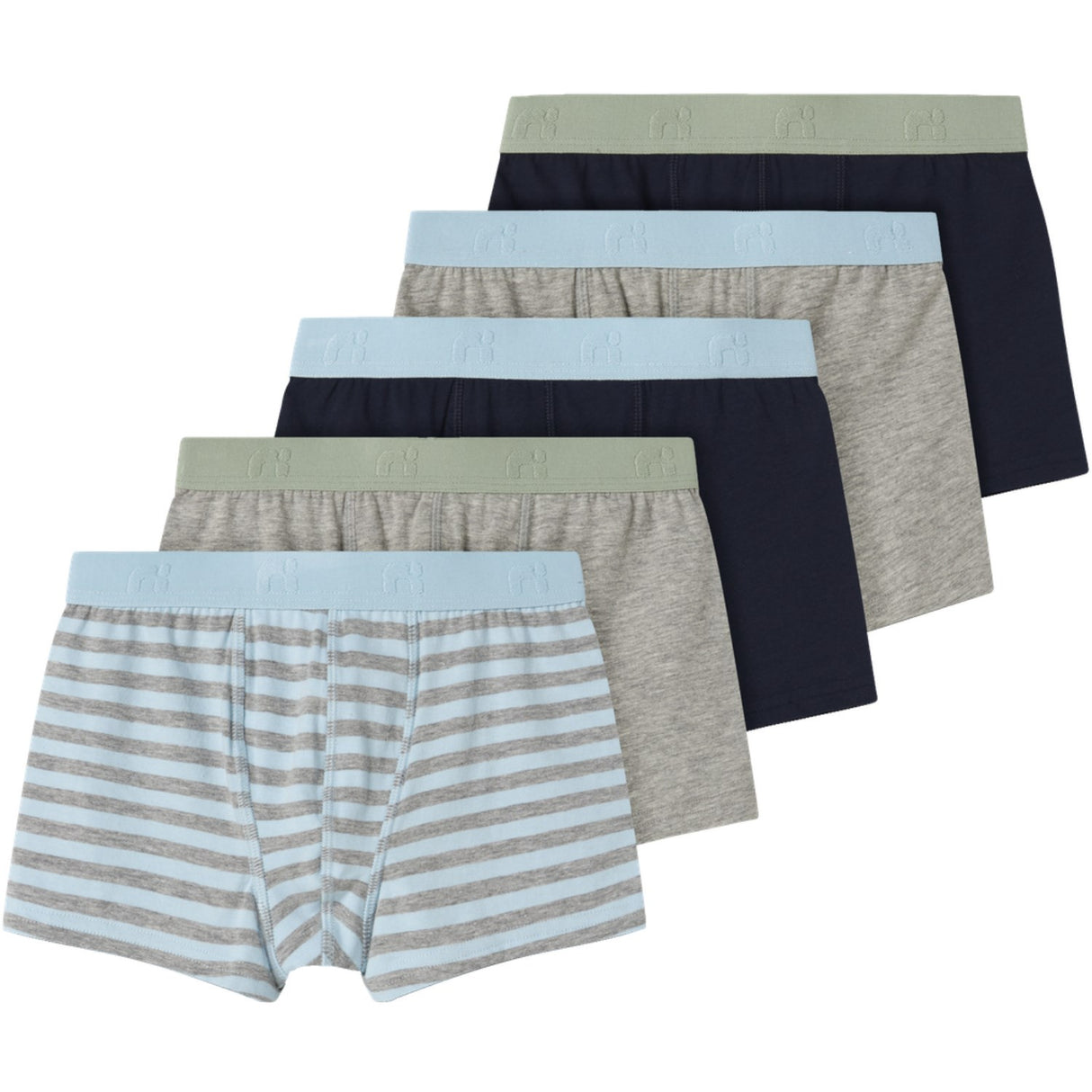 Name It Aquamarine Boxer 5-Pack Aquamarine Noos