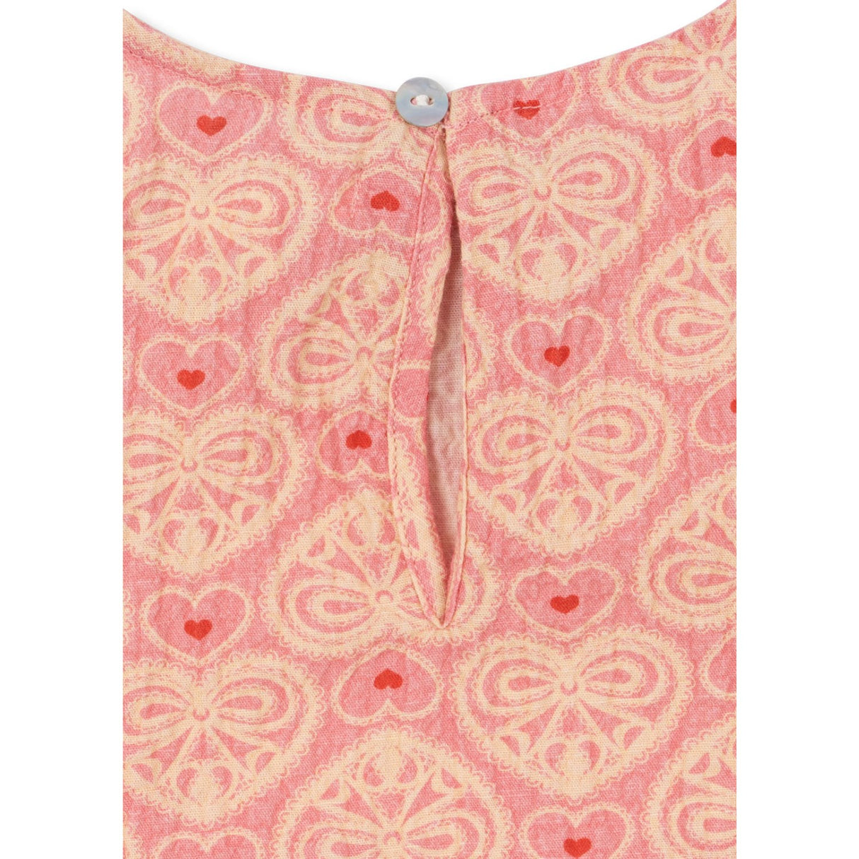 Konges Sløjd Lacy Pink Ava Ss Blouse Gots