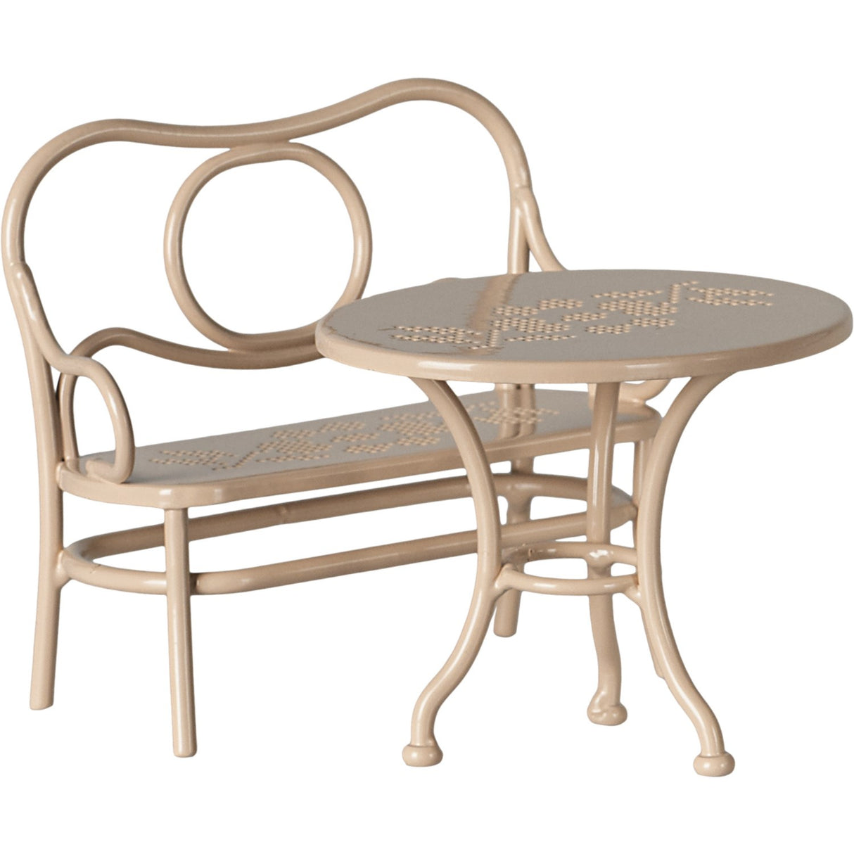 Maileg Café Set, Mouse, Big - Pale Pink