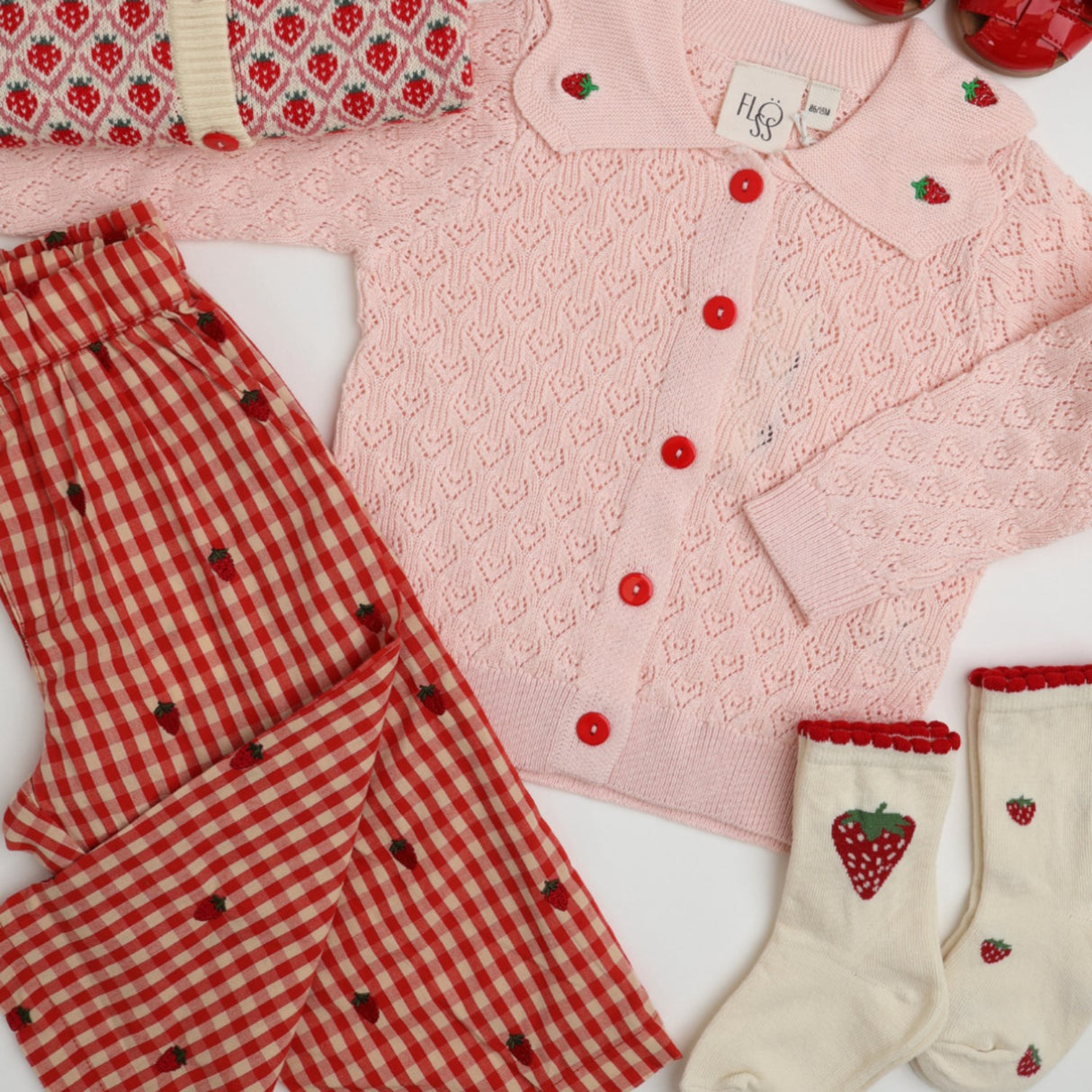 Flöss Berry Gingham Molly Pants