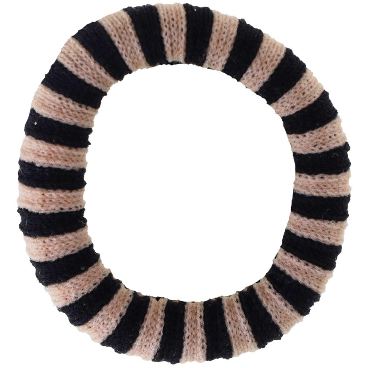 Bow's by Stær Ea Hair Elastic - Black/Rose Striped 6-pack