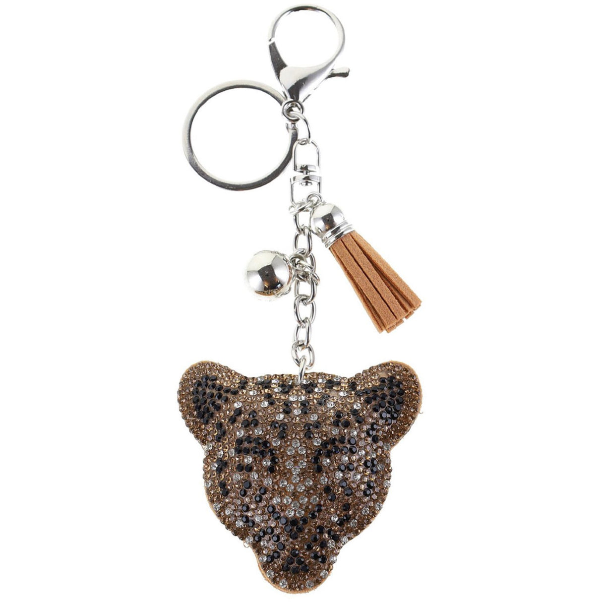 Bow's by Stær Leopard Keychain - Brown