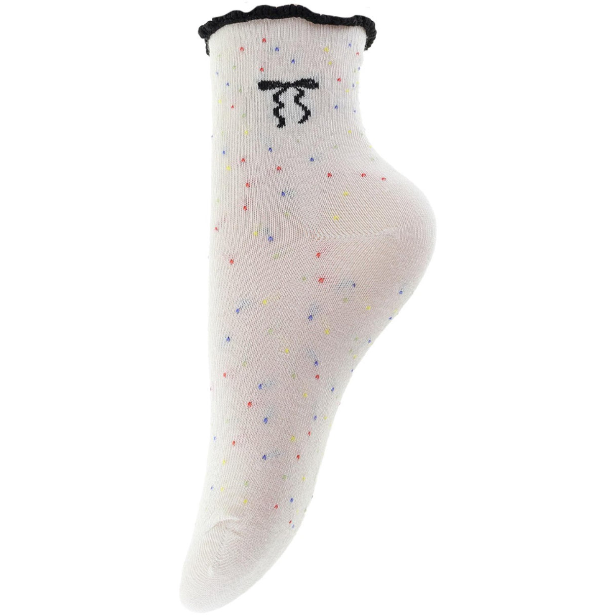Bow's by Stær Socks - Onesize - Bows Off-White/Black