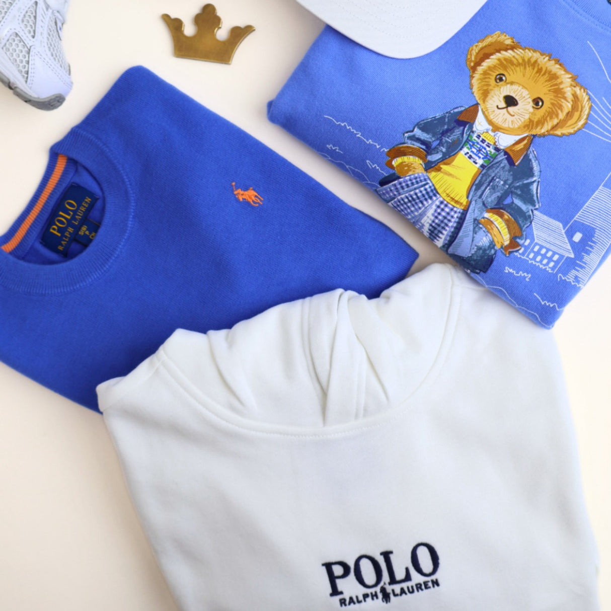 Polo Ralph Lauren Paper White Boy Sweatshirt