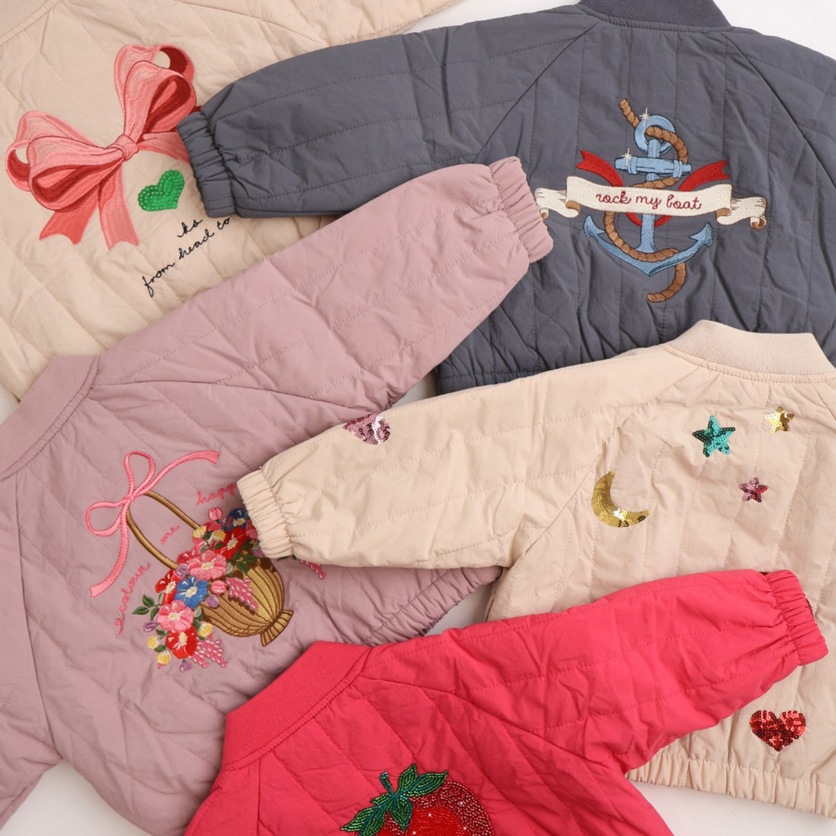 Konges Sløjd Oxford Tan Stars Juno Bomber Jacket