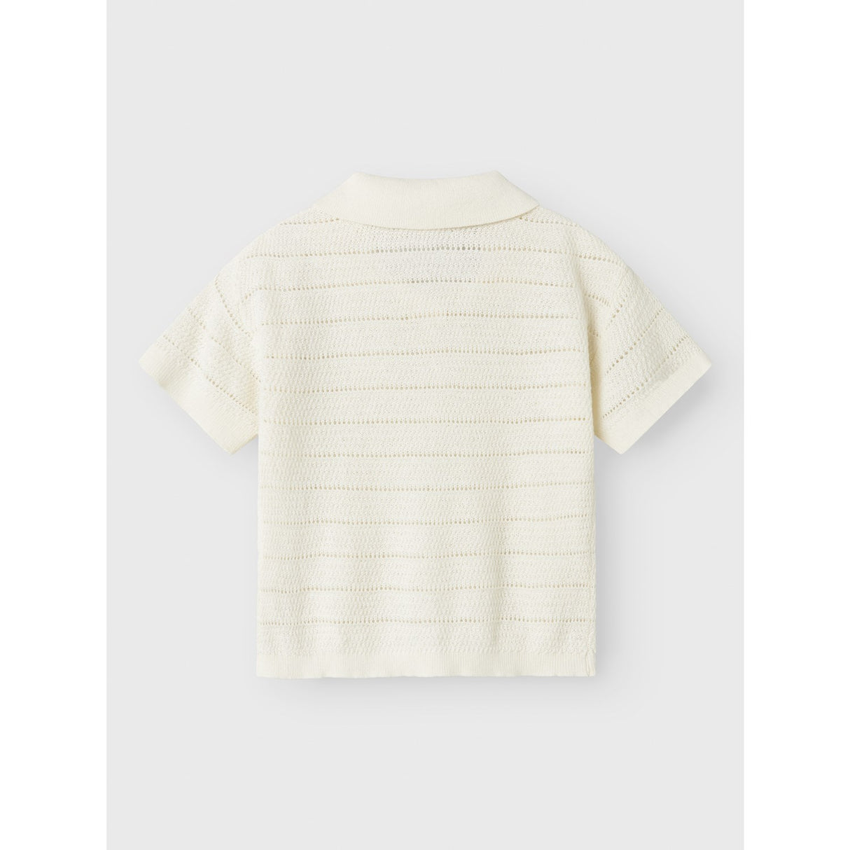 Lil'Atelier Coconut Milk Glivo Knit Polo