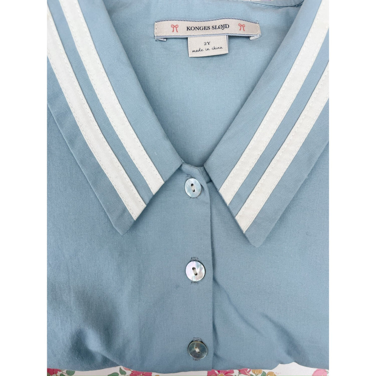 Konges Sløjd Ashley Blue Celebration Allie Sailor Dress GOTS