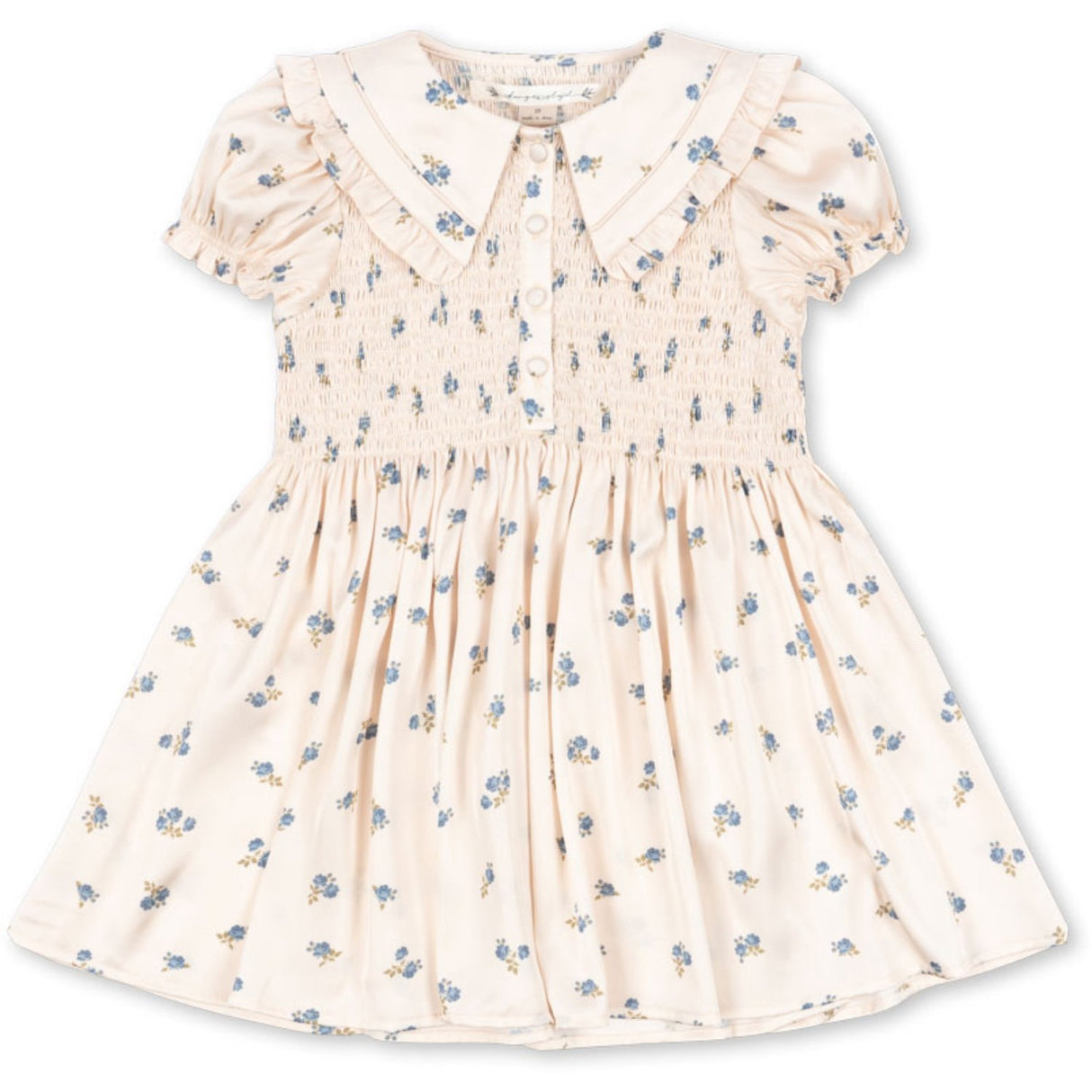 Konges Sløjd Rosa Bleu Celebration Sheeny Smock Dress