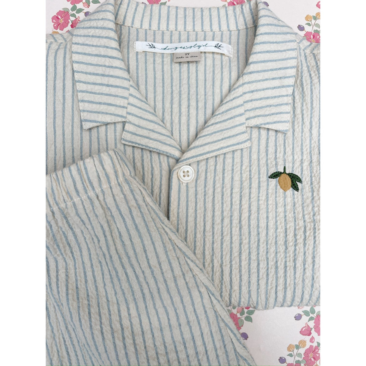 Konges Sløjd Cloud Stripe Celebration Elliot Ss Shirt GOTS