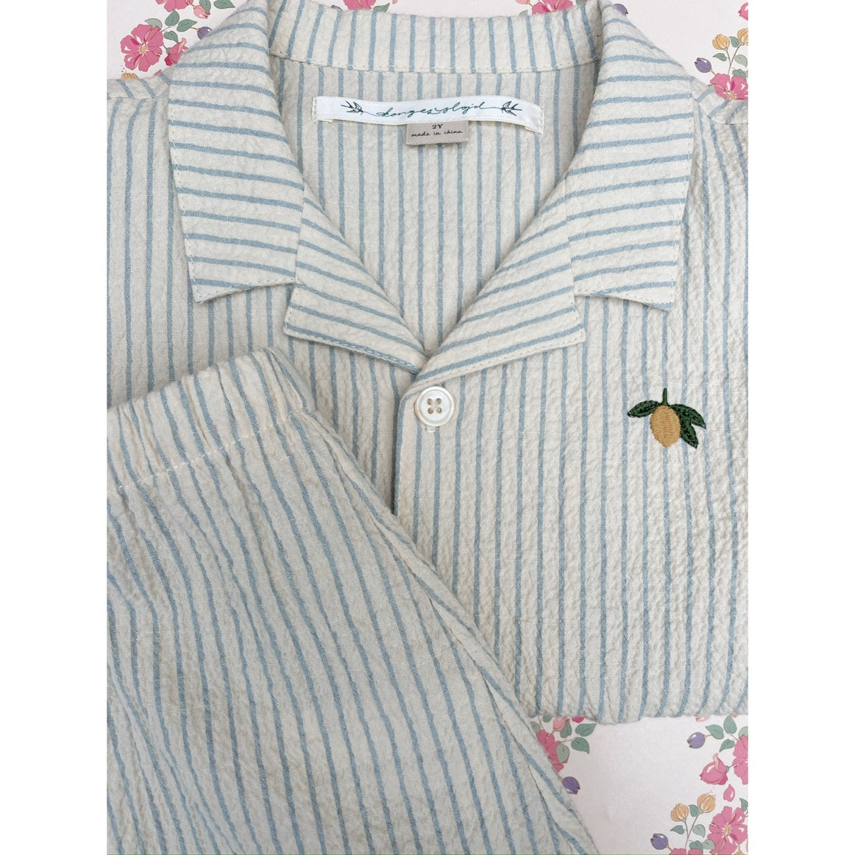 Konges Sløjd Cloud Stripe Celebration Elliot Ss Shirt GOTS